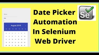 Selenium Tutorials Date Pickercalendar Automation [upl. by Curt]