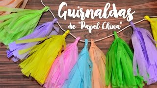 GUIRNALDAS DE PAPEL CHINA [upl. by Emmie]