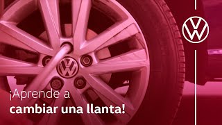 ¿Cómo cambiar una llanta  Volkswagen [upl. by Ahsatniuq647]