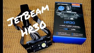 JETBEAM HR30 HEADLAMP REVIEW [upl. by Merrily465]