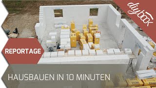 Reportage Haus bauen in 10 Minuten  Die Magie von Porenbeton [upl. by Nosila]