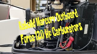 RebuildCleanup Mercury Outboard Carburetors [upl. by Ikcaj]