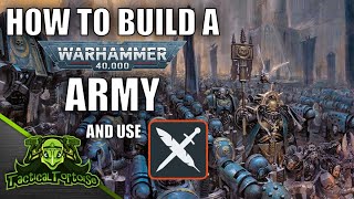 How To Build 40k Armies using Battlescribe  Warhammer 40k Tutorial [upl. by Arutnev]