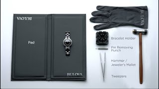 How to Size a Bulova Watch — Hammer Block Method [upl. by Yanaj]