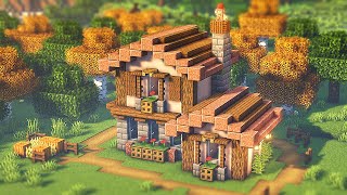 🏡 Minecraft Tutorial  Casa Para Survival ⚒️ [upl. by Leahcimrej]