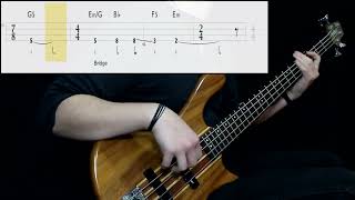 Soundgarden  Black Hole Sun Bass Cover Play Along Tabs In Video [upl. by Neslund]