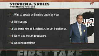 📝 REMINDER 📝 These are STEPHEN AS RULES 😯  First Take [upl. by Nytsyrk]