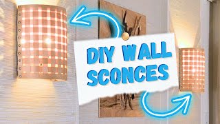 How To Make A Wall Lamp [upl. by Byrdie]