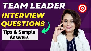 Team Leader Interview Questions  IT BPO HR Finance Logistics Sales [upl. by Julietta]