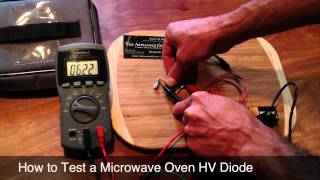 How to Test a Microwave Oven HighVoltage Rectifier [upl. by Nimsaj]