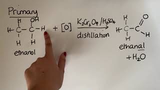 Reactions of alcohols II  oxidation [upl. by Eenaffit]