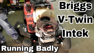 Briggs VTwin Intek Engine Running Badly Fix It [upl. by Stoddart951]