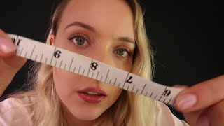 ASMR Face Measuring amp Symmetry Checking [upl. by Aicrag369]