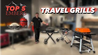 Top 5 travel Grills Best Portable grills for Camping [upl. by Lahcsap263]