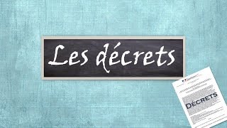 Quest ce quun Décret  Normes E02 [upl. by Ihcehcu]