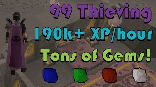 Getting 99 Thieving at DorgeshKaan Rich Chest OSRS [upl. by Zoller]