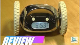 REVIEW Clocky  Runaway Alarm Clock on Wheels Original [upl. by Eirollam]