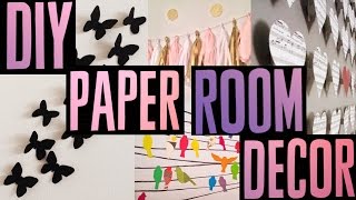 10 DIY Paper Room Decor Ideas [upl. by Barna39]