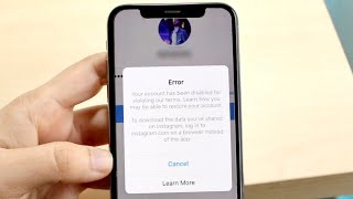 How To FIX Suspended Instagram Account [upl. by Mccall]