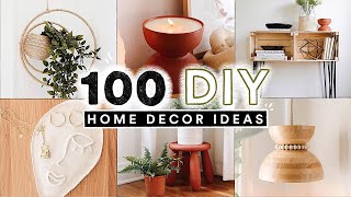 100 DIY HOME DECOR IDEAS  HACKS You Actually Want To Make ✨ Full Tutorials [upl. by Kulsrud]