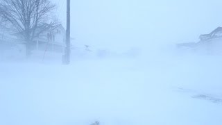 Incredible Blizzard Conditions [upl. by Eelrebmik]