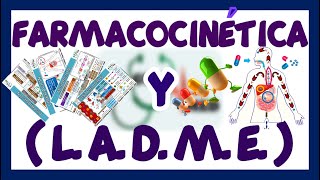 FARMACOCINÉTICA ABSORCIÓN DISTRIBUCIÓN METABOLISMO ELIMINACIÓN  GuiaMed [upl. by Vachill]