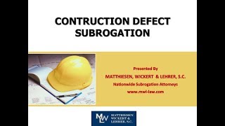 Construction Defect Litigation [upl. by Eronel]