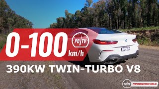 2020 BMW M850i Gran Coupe 0100kmh amp engine sound [upl. by Neleh]