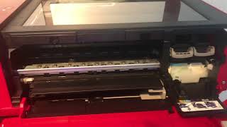 CANON PIXMA 3650 paper Jam paper stuck in printer [upl. by Vacuva]