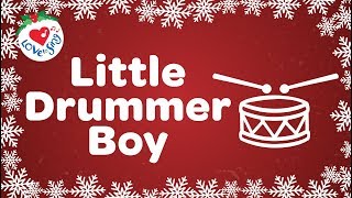 Little Drummer Boy with Lyrics Christmas Carol and Christmas Song [upl. by Aron369]