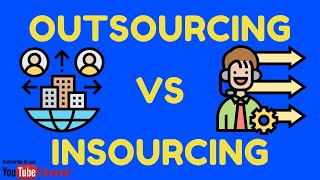 Outsourcing Vs Insourcing Difference Explained  What is Outsourcing amp Insourcing [upl. by Anreval]