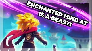 ENCHANTED MIND AT IS A BEAST  TAP TITANS 2 [upl. by Tillfourd]