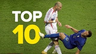 10 Most Shocking Moments In Football History [upl. by Einneg]