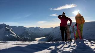 Sledding at Mount Hoven  Loen Skylift [upl. by Nosrac712]