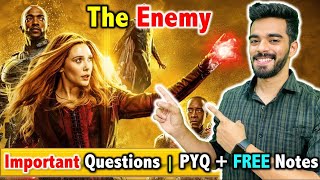 The Enemy  Vistas  CH  4  FREE Notes  Important Questions 🇮🇳 [upl. by Yznil]