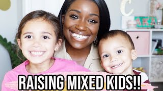 BLACK MOM RAISING MIXED KIDS  My Journey amp Experience With Biracial Kids [upl. by Ellerrehc]