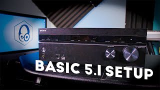 BASIC 51 SYSTEM SETUP  Home Theater Basics  Sony Klipsch [upl. by Audry]