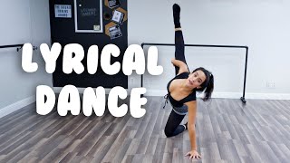 Beginner Lyrical Dance with trainwithkendall [upl. by Ahsata]