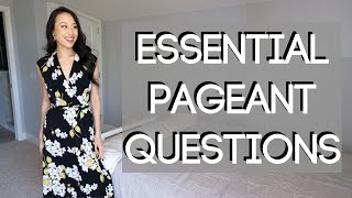 10 Essential Pageant Questions You Must Be Able To Answer And Why [upl. by Perice]