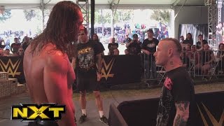 Slipknots Corey Taylor hits Baron Corbin at the NXT Aftershock Festival [upl. by Nicks]