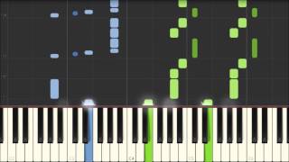 Rondo Alla Turca  Wolfgang Amadeus Mozart Piano Tutorial Synthesia [upl. by Hibbitts495]