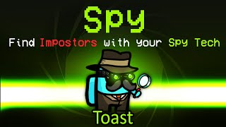 Among Us but with the NEW SPY role custom mod [upl. by Aneev]