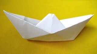 Como hacer un barco de papel  how to make a paper boat [upl. by Yerfdog]