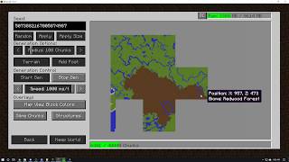 How to see a map of your server and pregenerate chunks Chunk Pregenerator mod [upl. by Hanavas124]