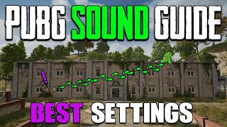 ULTIMATE PUBG SOUND SETTINGS 2022  FIX FOOTSTEPS  AUDIO GUIDE  SOUND LOCK  PUBG SEASON 12 [upl. by Haymes]