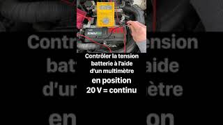 Comment tester  contrôler une batterie voiture 12 V [upl. by Euk666]