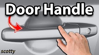 How to Replace a Broken Car Door Handle [upl. by Inihor]