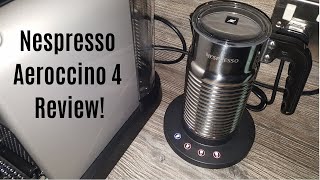 Nespresso Aeroccino 4 Milk Frother Review  Worth upgrading from the Aeroccino 3 [upl. by Willtrude]