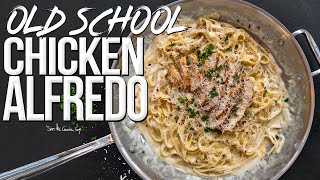 Old School Chicken Alfredo Recipe  SAM THE COOKING GUY 4K [upl. by Cuttie]