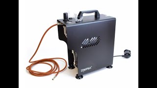 TC610H Plus Sparmax Airbrush Compressor [upl. by Eislehc]